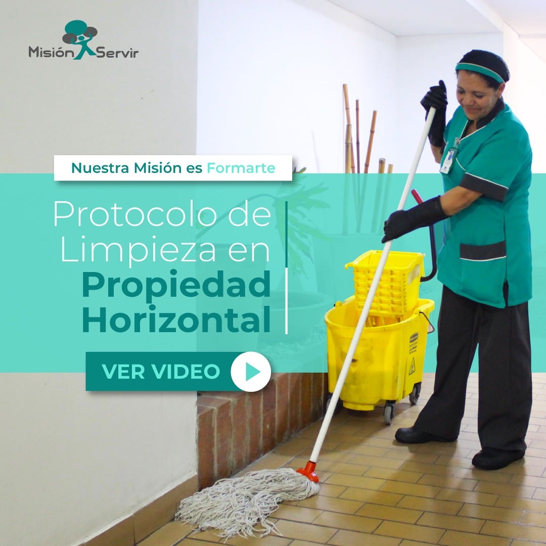 Curso Protocolo de Limpieza en Propiedad Horizontal - Misión Servir